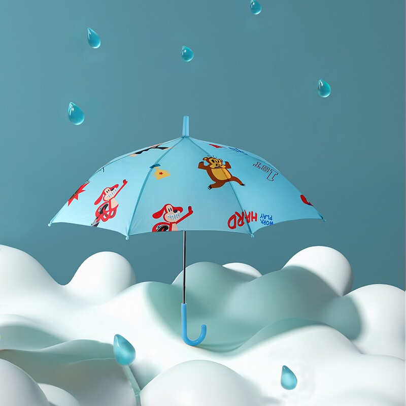 大嘴猴（Paul Frank）儿童雨伞长柄伞时尚卡通伞 PFU037